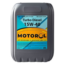 Автомобільна моторна олива  MOTOR OIL Turbo Diesel 15W-40  20л