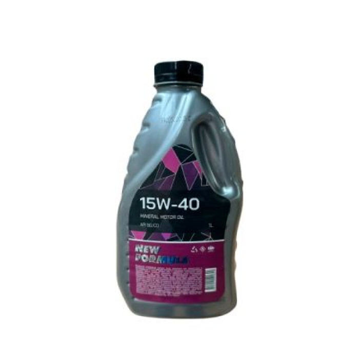 Автомобильное моторное масло NEW FORMULA 15w-40 1л