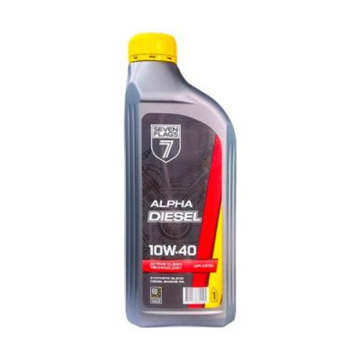Автомобильное моторное масло 7FLAGS Alpha SLX 10W-40 1л