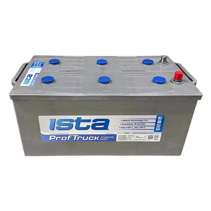 Автомобільний акумулятор Ista Prof Truck 6СТ-225Ah Аз 1500А (EN) 7250602802