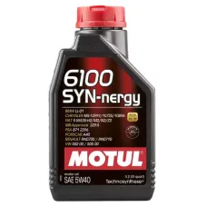 Автомобильное моторное масло MOTUL 6100 Synergie+ 5w-40 1л 107975