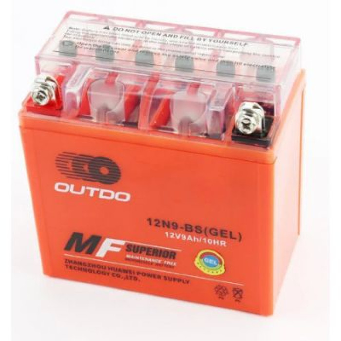 Мото акумулятор Outdo 9Ah 9-BS GEL