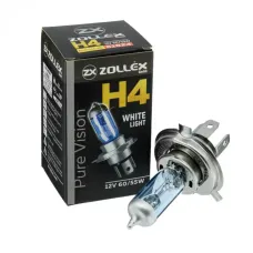 Автолампа Zollex Pure Vision White Light 61824 (P43T, H4, 5000K, 12V, 60 / 55W)