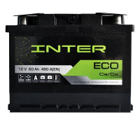 Автомобильный аккумулятор  INTER Eco 6СТ-60Ah Аз 480A 4820219073536