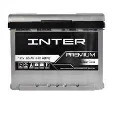 Автомобільний акумулятор INTER Premium 6СТ-65Ah Аз 640A 4820219073710