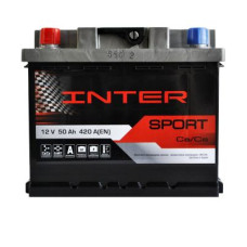 Автомобильный аккумулятор INTER Sport  6СТ-50Ah Аз 420A 4820219073901
