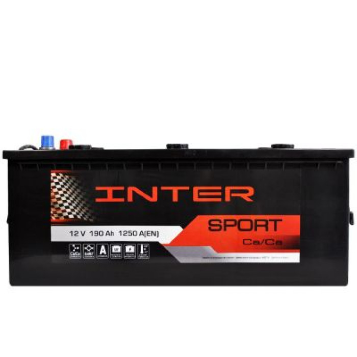 Автомобільний акумулятор INTER Sport 6СТ-190Ah Аз 1250A 4820219073987