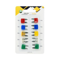 Предохранитель Zollex 5А 7.5А 10А 15А 20А 25А 30А Asian 12004