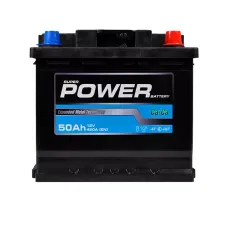 Автомобільний акумулятор POWER MF Black 6СТ-50Аh 420A 53621311