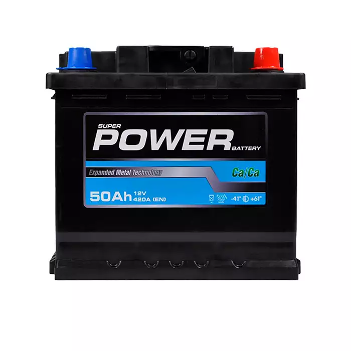 Автомобільний акумулятор POWER MF Black 6СТ-50Аh 420A 53621311
