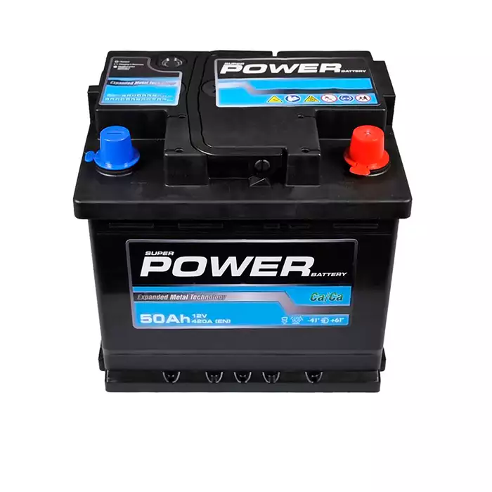 Автомобільний акумулятор POWER MF Black 6СТ-50Аh 420A 53621311