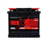 Автомобільний акумулятор RED X 6СТ-50Ah АзЕ 440A 545 80rx