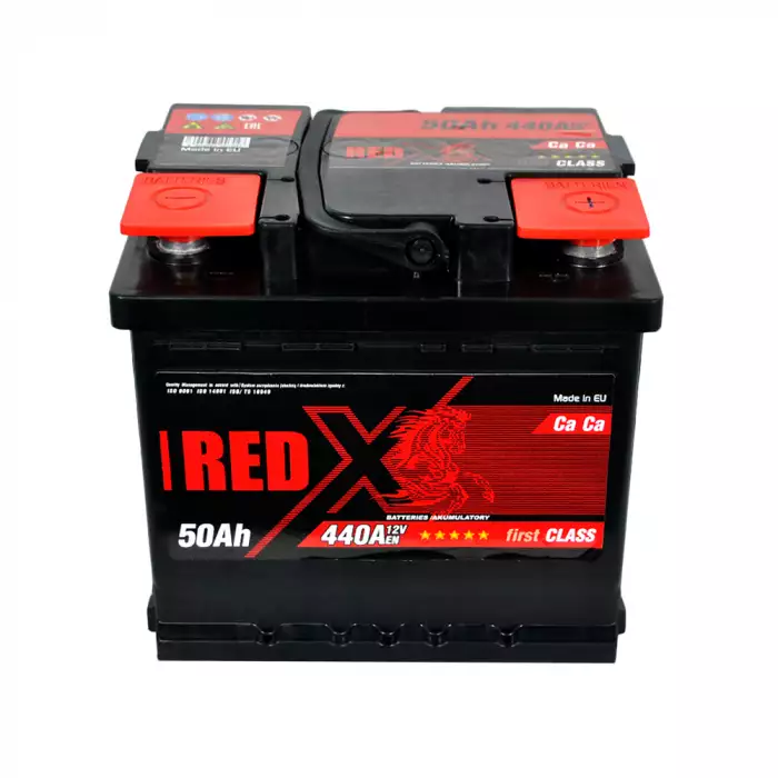 Автомобільний акумулятор RED X 6СТ-50Ah АзЕ 440A 545 80rx