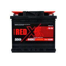 Автомобильный аккумулятор RED X 6СТ-50Ah Аз 440A 545 81rx