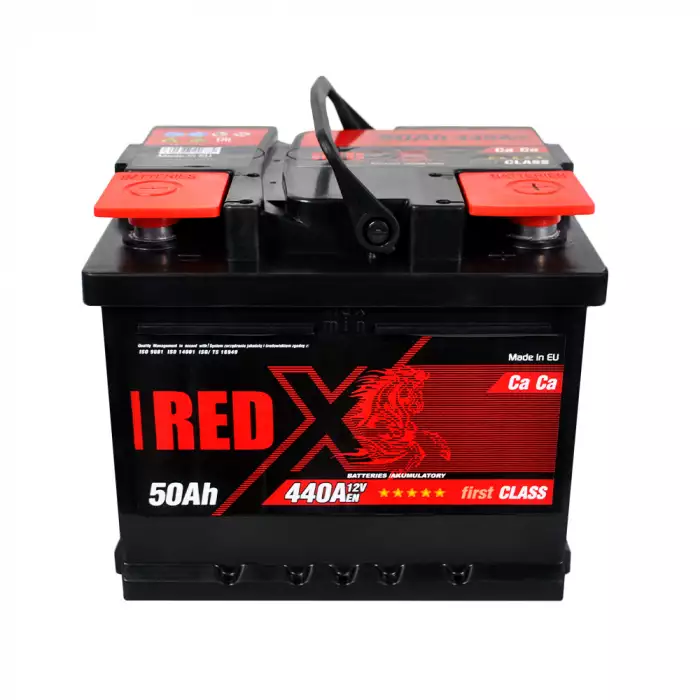 Автомобільний акумулятор RED X 6СТ-50Ah АзЕ 440A 545 88rx