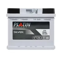 Автомобільний акумулятор PLATIN Silver MF 6СТ-55Ah АзЕ 520A 5502392