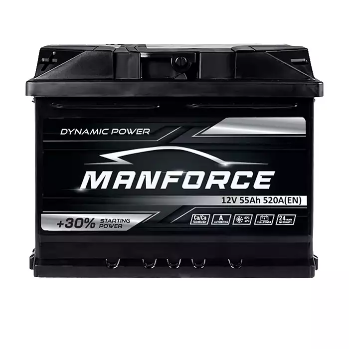 Автомобільний акумулятор MANFORСE MF 6СТ-55Ah Аз 520A 5502494