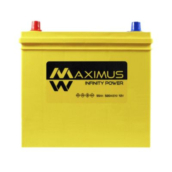 Автомобільний акумулятор MAXIMUS Asia smf (NS60) 55Ah 520A L+ т. к. 5502511