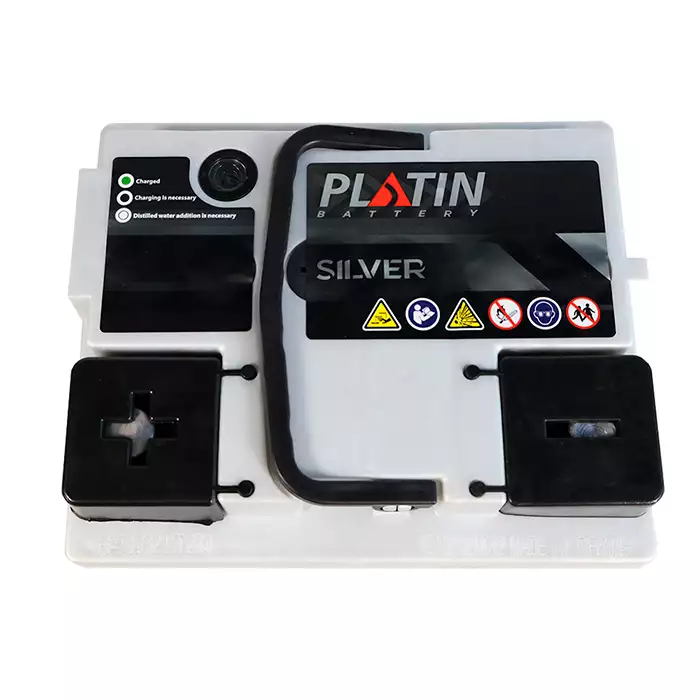 Автомобільний акумулятор PLATIN Silver MF 6СТ-55Ah Аз 520A 5502515