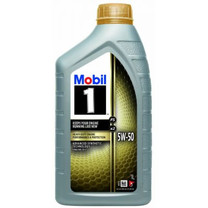 Автомобільна моторна олива Mobil 1 Peak Life 5W-50 1л