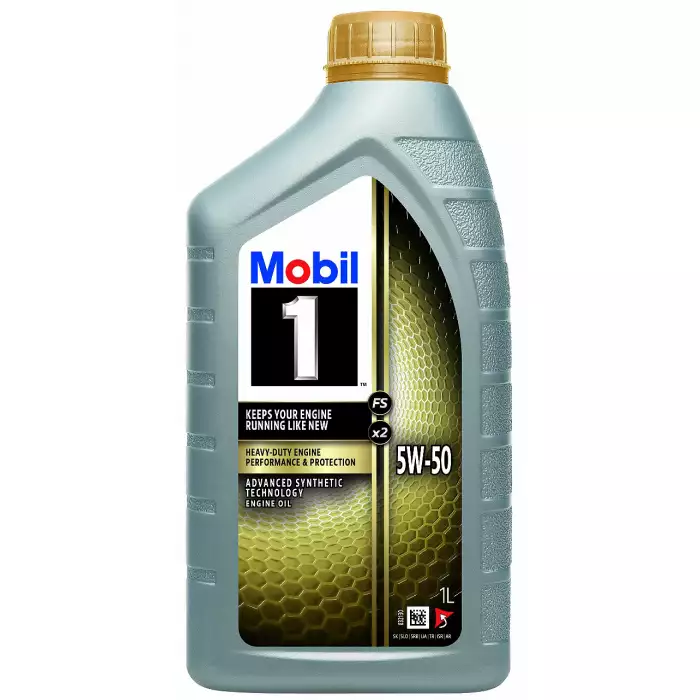 Автомобільна моторна олива Mobil 1 Peak Life 5W-50 1л