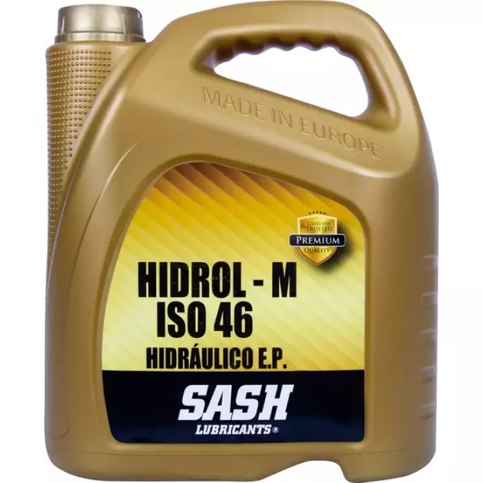 Індустріальна гідравлічна олива SASH HIDROL M ISO46 DIN 51524 Part2 HLP 5л 101152