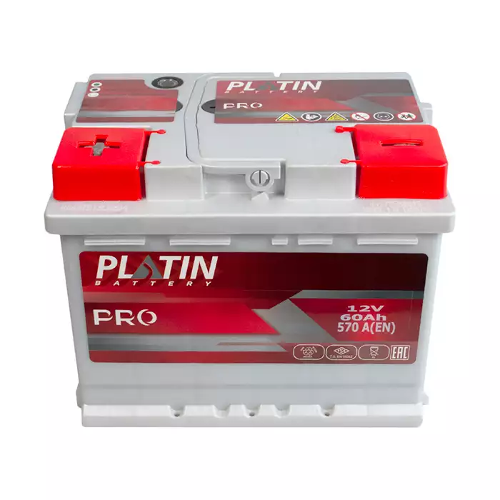 Автомобільний акумулятор PLATIN Pro MF 6СТ-60Ah Аз 570A 5552355