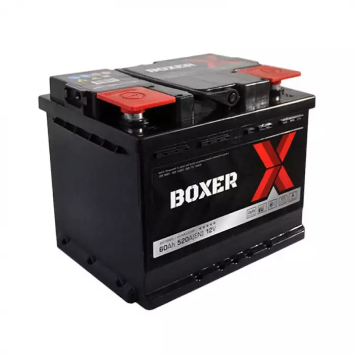 Автомобільний акумулятор BOXER 6СТ-60Ah АзЕ 520A 55580bx