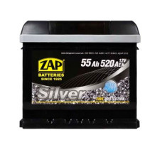 Автомобильный аккумулятор ZAP Silver 6СТ-55Ah АзЕ 520A 555 87z