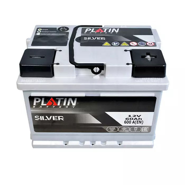 Автомобільний акумулятор PLATIN Silver MF 6СТ-60Ah АзЕ 600A 5602677