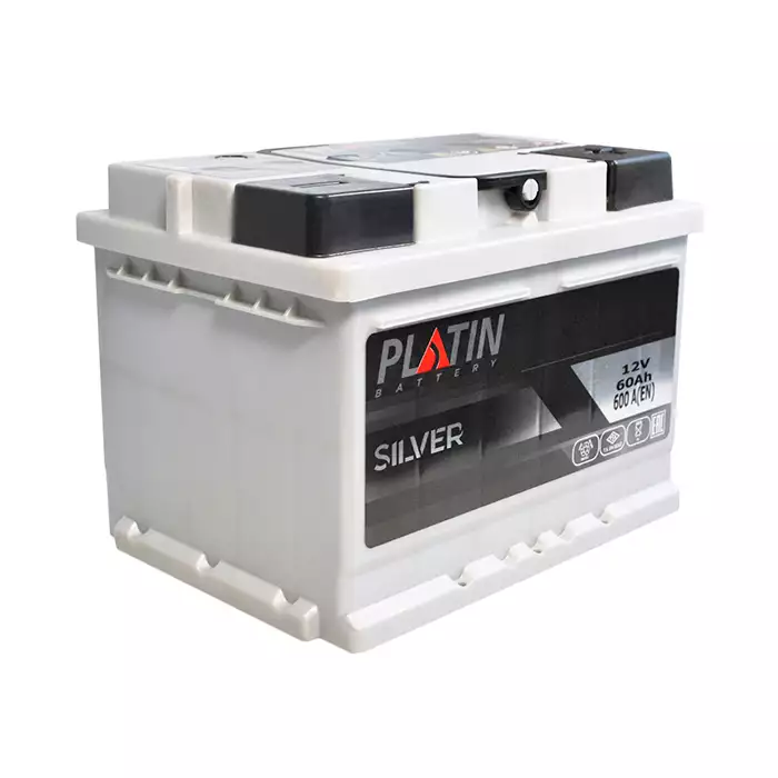 Автомобільний акумулятор PLATIN Silver MF 6СТ-60Ah АзЕ 600A 5602677