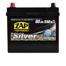 Автомобільний акумулятор ZAP Silver Calcium Asia 6СТ-60Аh Аз 550А 560 А1z