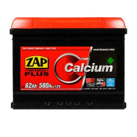 Автомобильный аккумулятор ZAP Plus 6СТ-62Ah АзЕ 580A 562 95z