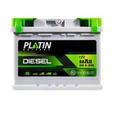 Автомобільний акумулятор PLATIN Silver Diesel 6СТ-68Ah АзЕ 640A 5652133