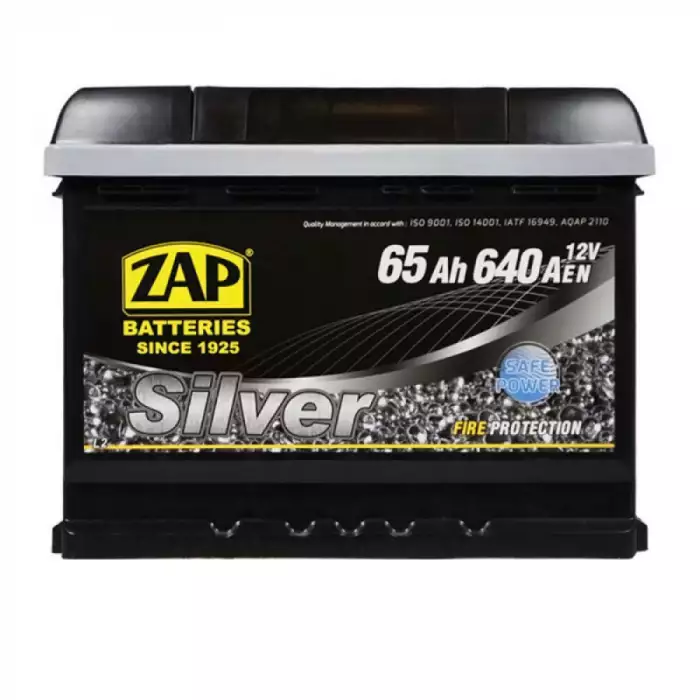 Автомобільний акумулятор ZAP Silver 6СТ-65Ah Аз 640A 565 85z
