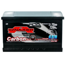 Автомобильный аккумулятор SZNAJDER Carbon Start Stop EFB 6СТ-75Ah АзЕ 720A 575 08