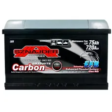 Автомобільний акумулятор SZNAJDER Carbon Start Stop EFB 6СТ-75Ah АзЕ 720A 575 08