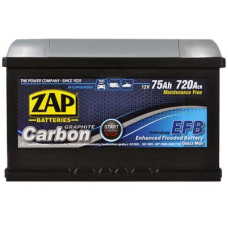 Автомобильный аккумулятор ZAP Carbon EFB 6СТ-75Ah АзЕ 720A 575 08z