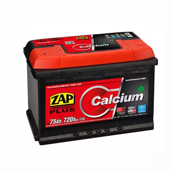 Автомобільний акумулятор ZAP Plus 6СТ-75Ah АзЕ 720A 575 20z