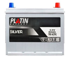 Автомобильный аккумулятор PLATIN Silver Asia SMF 6СТ-80Ah АзЕ 780A 57521781