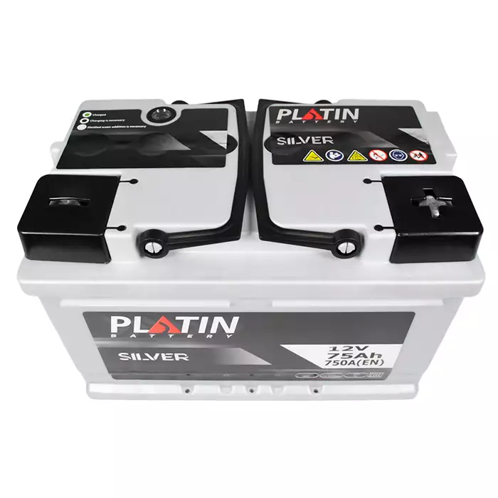 Автомобільний акумулятор PLATIN Silver MF 6СТ-75Ah АзЕ 750A 5752220
