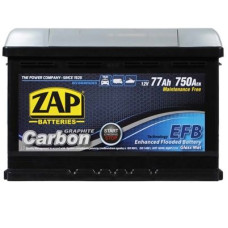Автомобильный аккумулятор ZAP Carbon EFB 6СТ-77Аh АзЕ 750А 577 05