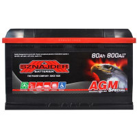 Автомобільний акумулятор SZNAJDER AGM 6СТ-80Ah АзЕ 800A 580 02