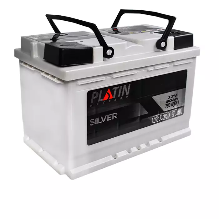 Автомобільний акумулятор PLATIN Silver MF 6СТ-80Ah АзЕ 780A R+ 5802226