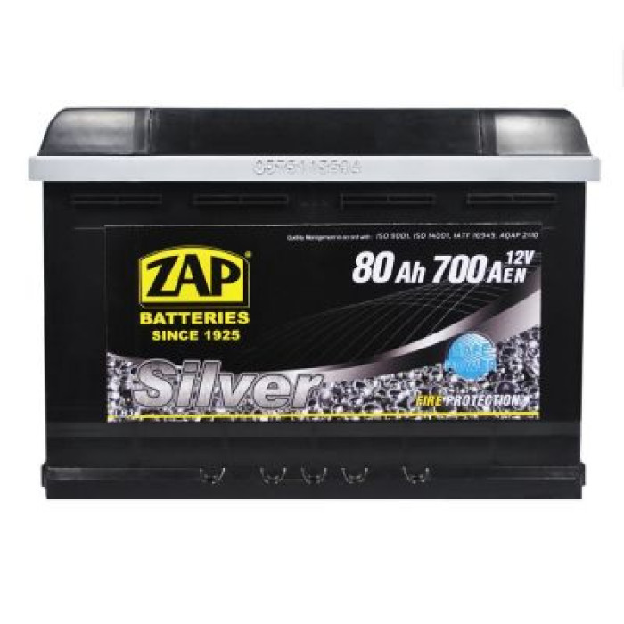 Автомобильный аккумулятор ZAP Silver 6СТ-80Ah АзЕ 700A 580 83z