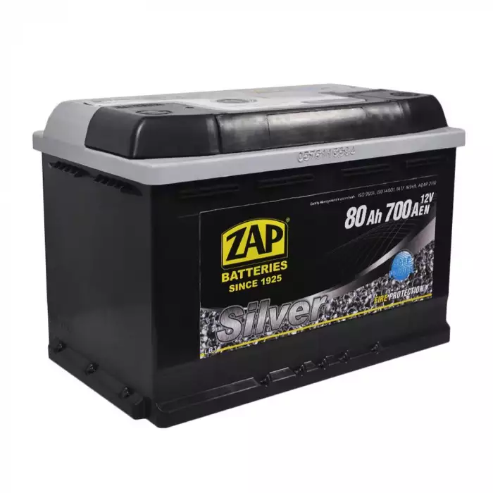 Автомобільний акумулятор ZAP Silver 6СТ-80Ah АзЕ 700A 580 83z