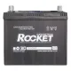 Автомобільний акумулятор ROCKET Japan 6СТ-45Ah Аз 430A (CCA) з перехідником під клему STD SMF 55B24R