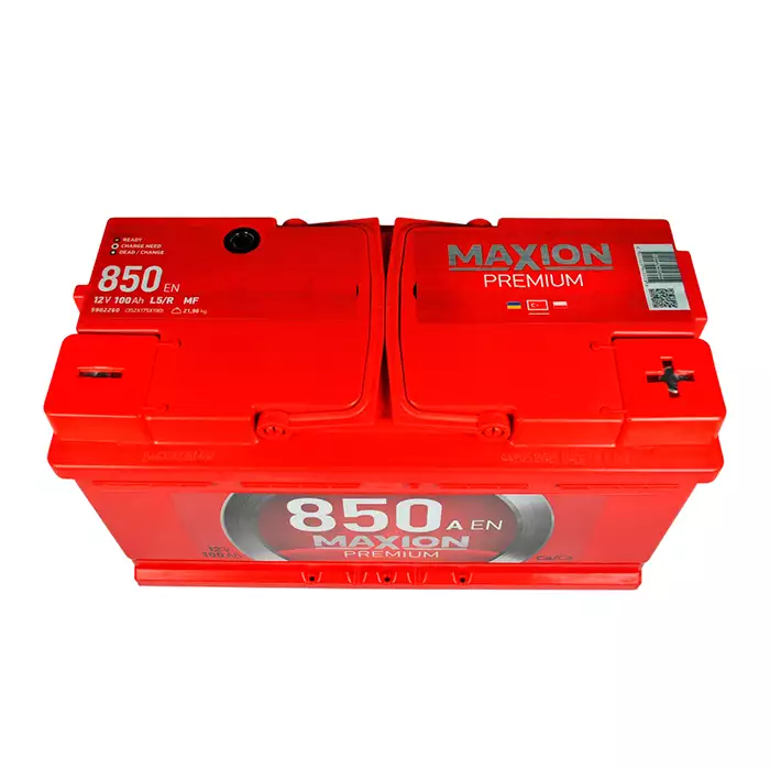 Автомобільний акумулятор MAXION Premium TR 6СТ-100Аh АзЕ 850A 5902260