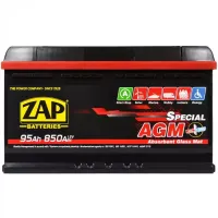 Автомобільний акумулятор ZAP AGM 6СТ-95Ah АзЕ 850A 595 02z