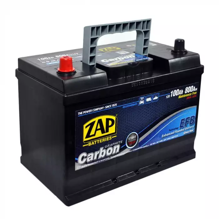 Автомобільний акумулятор ZAP Carbon Start Stop EFB Asia 6СТ-100Аh Аз 800А 600 47z